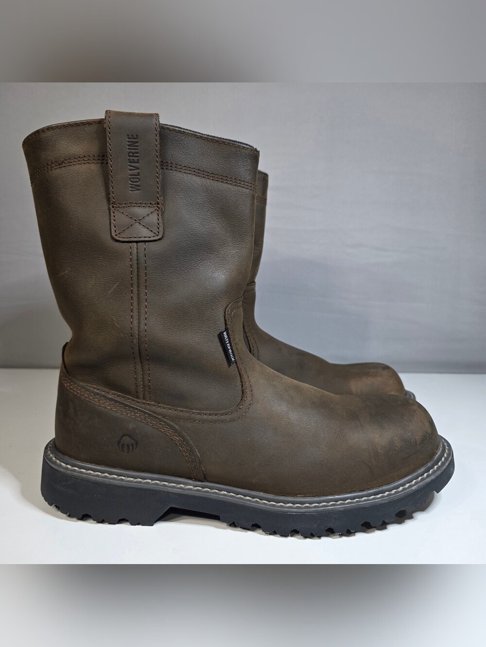 Wolverine Men's Floorhand 10-Inch Waterproof Steel-Toe Wellington Work Boot Sz11